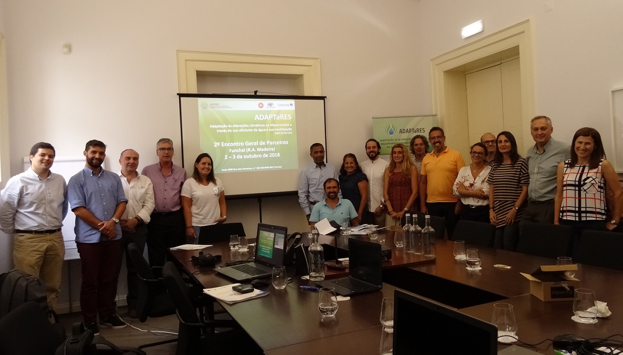 OCTUBRE 2018. Investigadores del i-UNAT participan en la reunión de socios del Proyecto ADAPTaRES