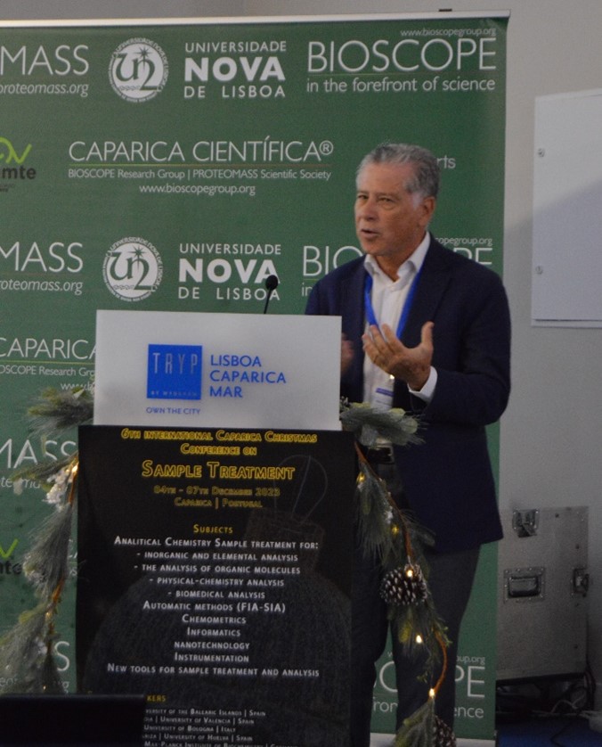 El Director de IUNAT, Dr. Jose Juan Santana Rodriguez Destaca la Presencia de Residuos de Productos de Cuidado Personal (PCPs) en Ecosistemas Marinos en la 6a Conferencia Internacional de Caparica